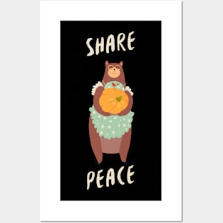 Share Peace Thanksgiving Day outfits Posters and Art